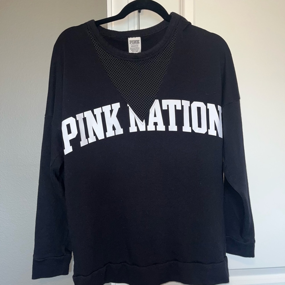 PINK‎ Victoria's Secret Black Sweatshirt